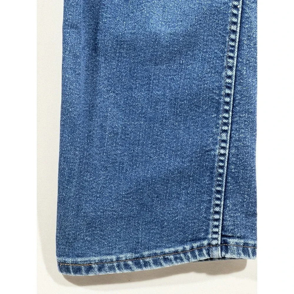 Wrangler Jeans Mens 36x30 Blue Straight Leg Classic Denim Mid‎ Wash